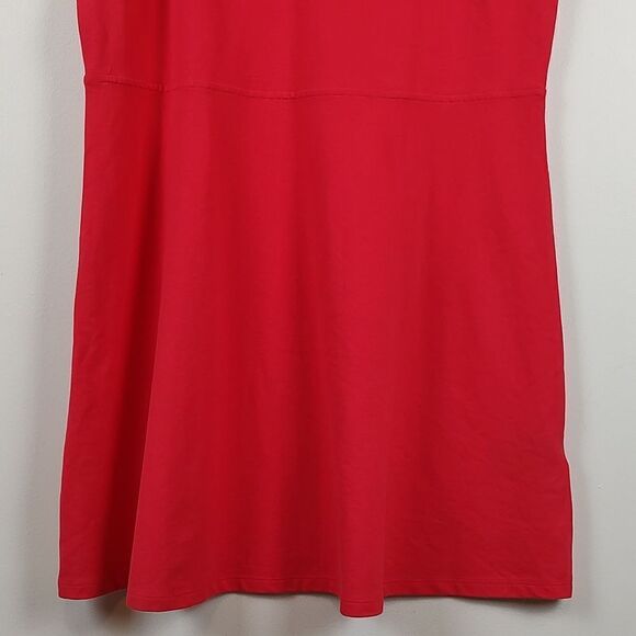 Tommy Hilfiger Striped Trim A-Line Sleeveless Red Knit Dress Size L NWT Preppy - Picture 7 of 12